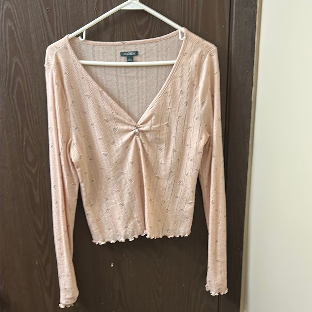 Cinched Double Button Tee